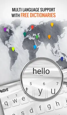Wave Keyboard android App screenshot 0